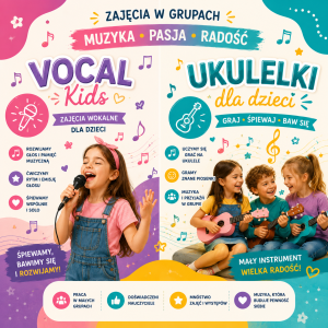 KARNET MIESIĘCZNY: UKULELKI LUB VOCAL KIDS